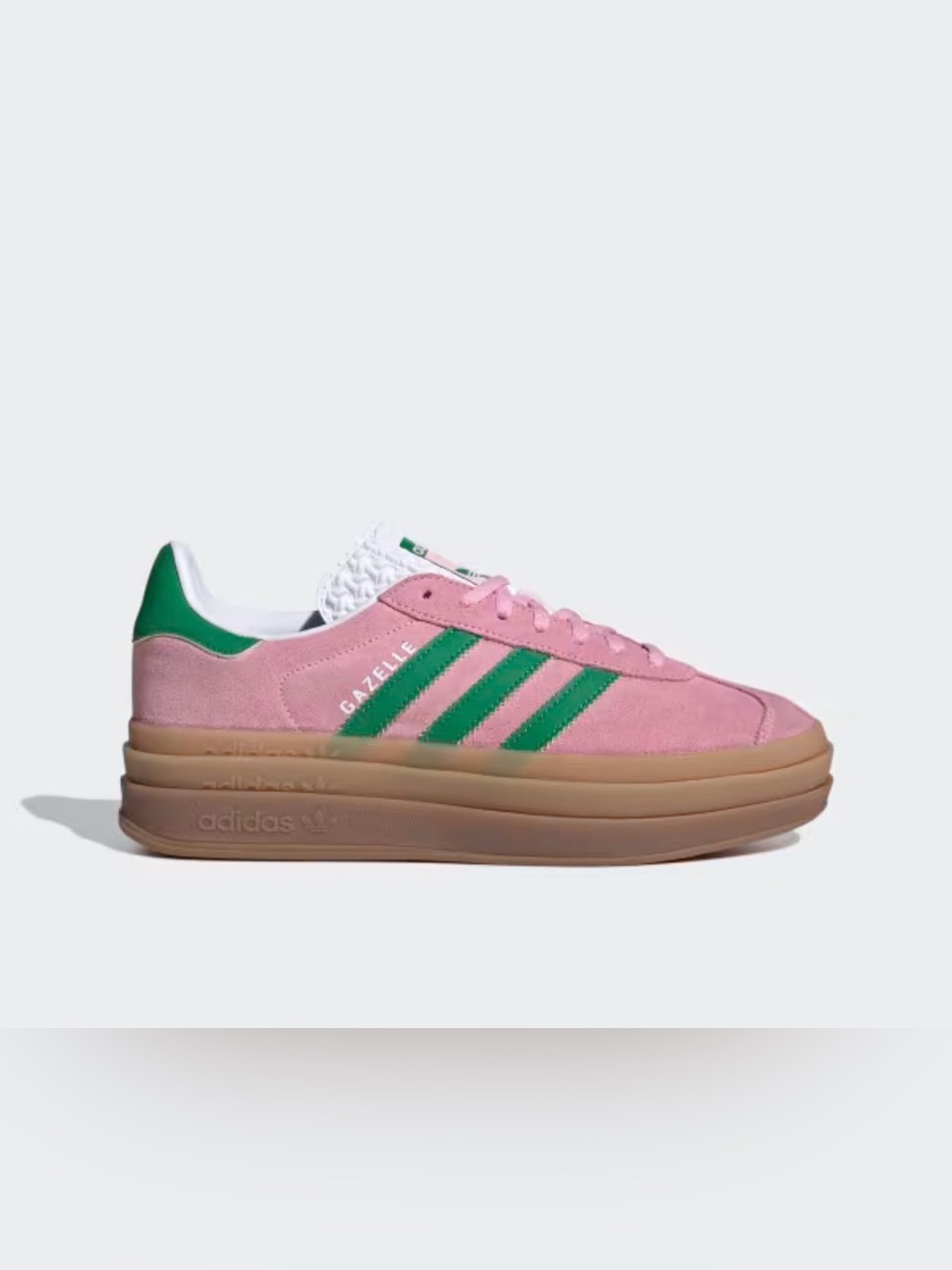 Adidas Gazelle Bold “True Pink/Green”💚